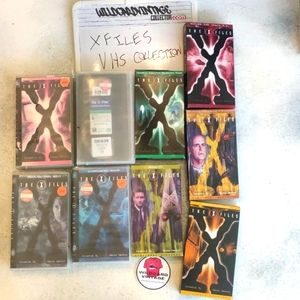 Lot of 9 X Files VHS Tapes, Sci-Fi, Vintage Tapes